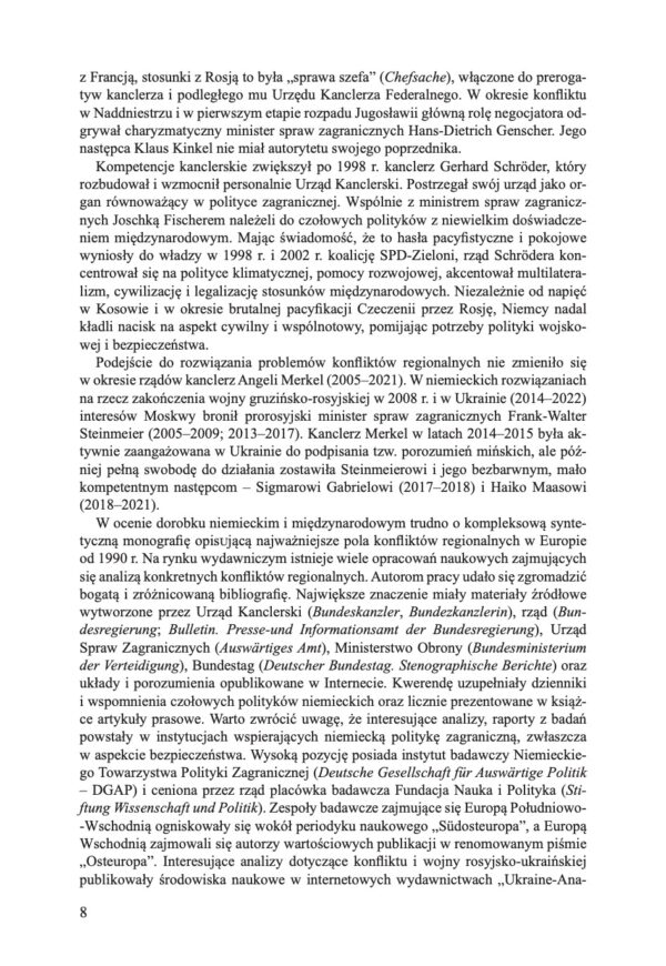 Niemcy wobec zbrojnych konfliktów regionalnych w Europie (1991-2022) - obrazek 8