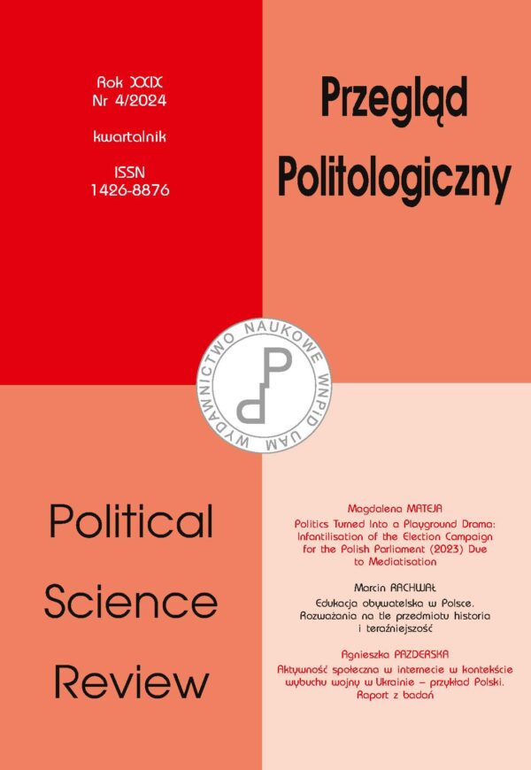 Przegląd Politologiczny nr 4/2024